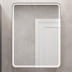 Stella Polare Зеркальный шкаф Анда 700х800/С R с Led-подсветкой – фотография-2